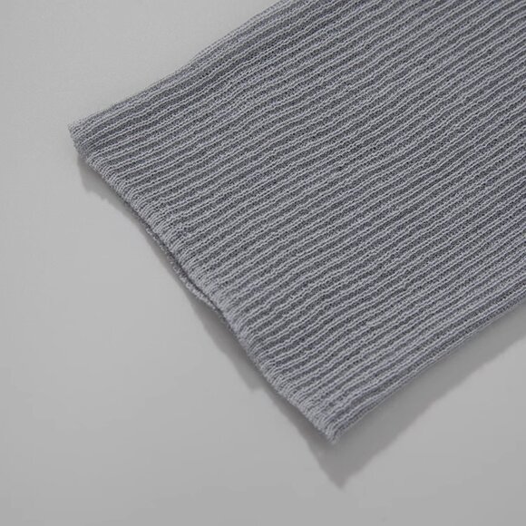 CHICJOC Premium Long-Staple Cotton Blouse Size 40 Grey - Picture 3 of 9